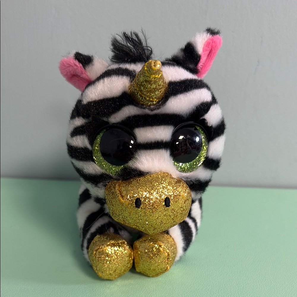Coco Surprise Rainbow Zebra Unicorn Plush Stuffed Animal, Kids Plush Toy
